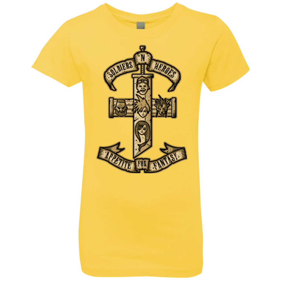 T-Shirts Vibrant Yellow / YXS APPETITE FOR FANTASY Girls Premium T-Shirt