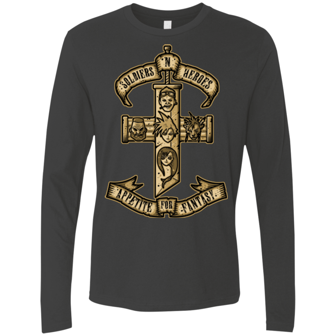 T-Shirts Heavy Metal / Small APPETITE FOR FANTASY Men's Premium Long Sleeve