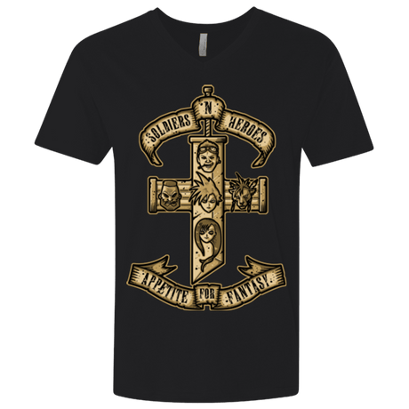 T-Shirts Black / X-Small APPETITE FOR FANTASY Men's Premium V-Neck