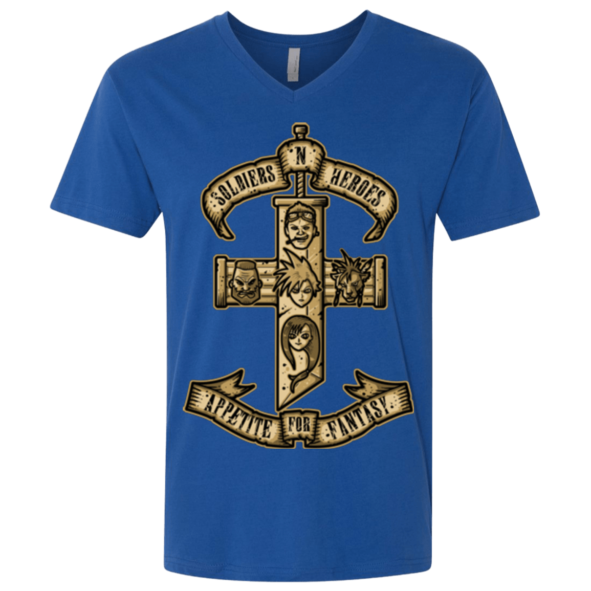 T-Shirts Royal / X-Small APPETITE FOR FANTASY Men's Premium V-Neck