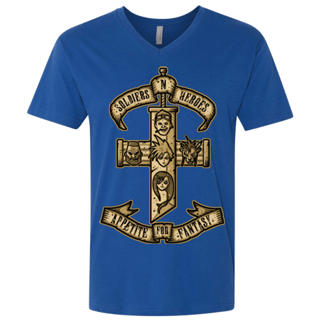 T-Shirts Royal / X-Small APPETITE FOR FANTASY Men's Premium V-Neck