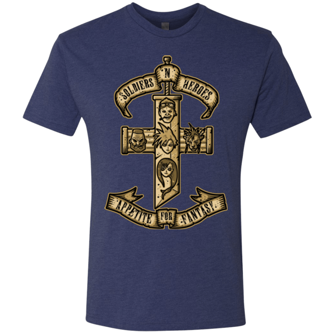 T-Shirts Vintage Navy / Small APPETITE FOR FANTASY Men's Triblend T-Shirt