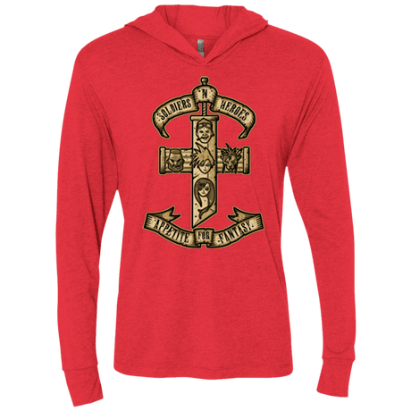 T-Shirts Vintage Red / X-Small APPETITE FOR FANTASY Triblend Long Sleeve Hoodie Tee