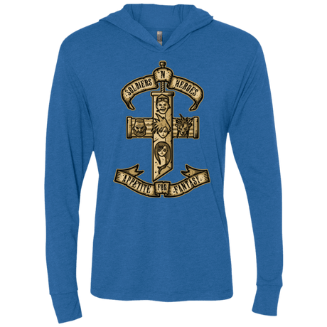 T-Shirts Vintage Royal / X-Small APPETITE FOR FANTASY Triblend Long Sleeve Hoodie Tee