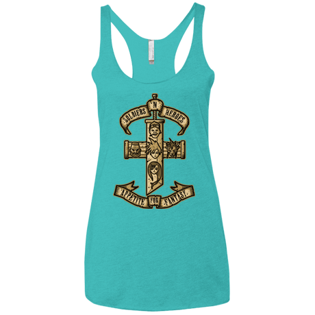 T-Shirts Tahiti Blue / X-Small APPETITE FOR FANTASY Women's Triblend Racerback Tank