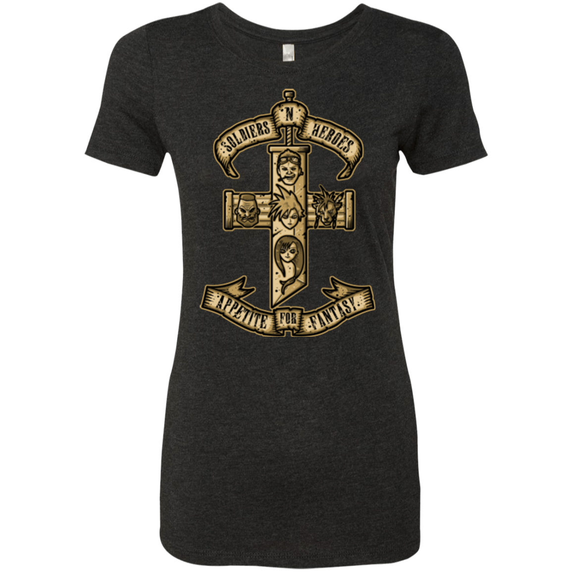 T-Shirts Vintage Black / Small APPETITE FOR FANTASY Women's Triblend T-Shirt