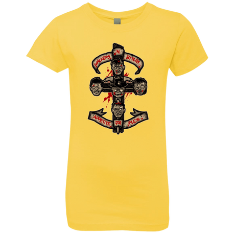 T-Shirts Vibrant Yellow / YXS APPETITE FOR FLESH Girls Premium T-Shirt