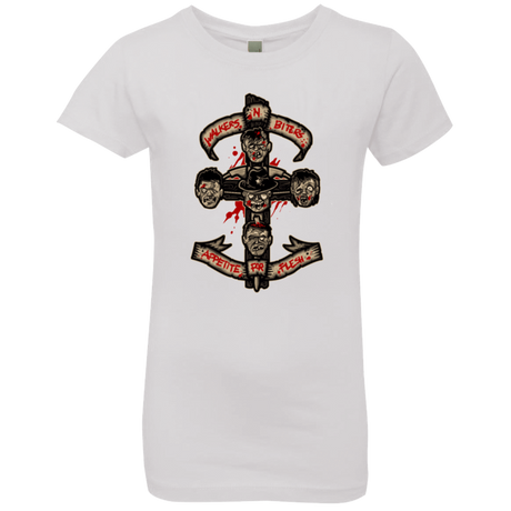 T-Shirts White / YXS APPETITE FOR FLESH Girls Premium T-Shirt