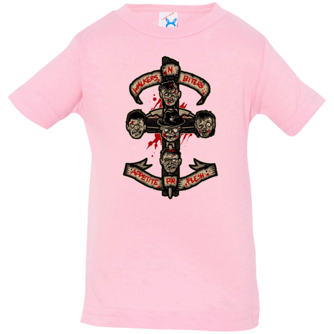 T-Shirts Pink / 6 Months APPETITE FOR FLESH Infant Premium T-Shirt