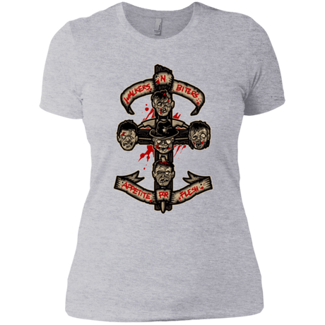 T-Shirts Heather Grey / X-Small APPETITE FOR FLESH Women's Premium T-Shirt
