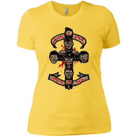 T-Shirts Vibrant Yellow / X-Small APPETITE FOR FLESH Women's Premium T-Shirt