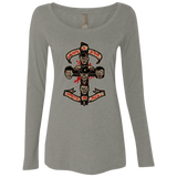 T-Shirts Venetian Grey / Small APPETITE FOR FLESH Women's Triblend Long Sleeve Shirt