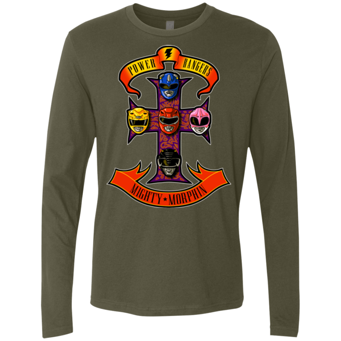 T-Shirts Military Green / Small Appetite for Morphin Men's Premium Long Sleeve