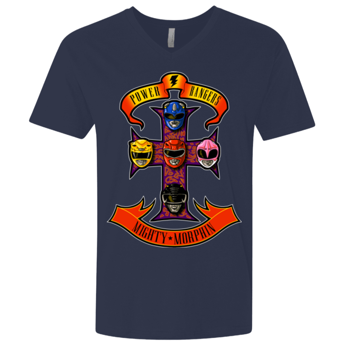 T-Shirts Midnight Navy / X-Small Appetite for Morphin Men's Premium V-Neck