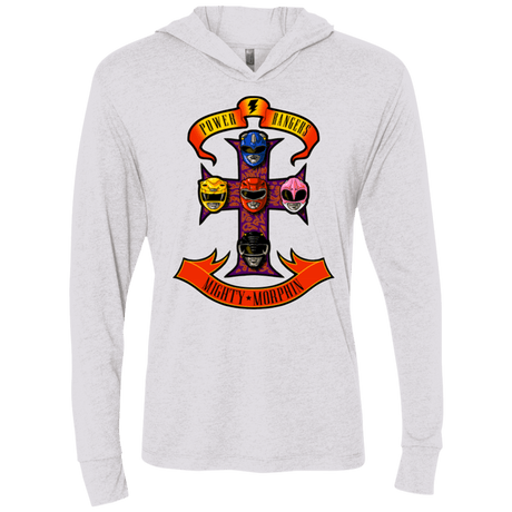 T-Shirts Heather White / X-Small Appetite for Morphin Triblend Long Sleeve Hoodie Tee