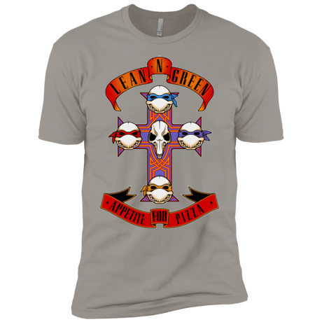 T-Shirts Light Grey / YXS APPETITE FOR PIZZA Boys Premium T-Shirt