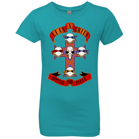 T-Shirts Tahiti Blue / YXS APPETITE FOR PIZZA Girls Premium T-Shirt