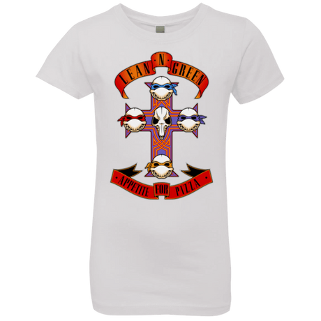 T-Shirts White / YXS APPETITE FOR PIZZA Girls Premium T-Shirt