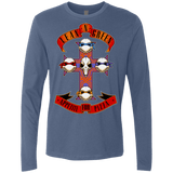 T-Shirts Indigo / Small APPETITE FOR PIZZA Men's Premium Long Sleeve