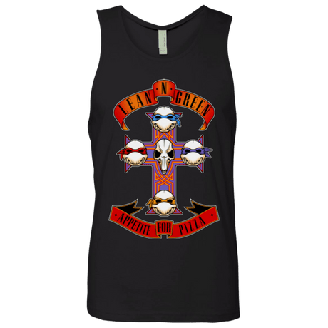 T-Shirts Black / Small APPETITE FOR PIZZA Men's Premium Tank Top