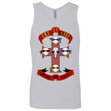 T-Shirts Heather Grey / Small APPETITE FOR PIZZA Men's Premium Tank Top