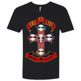 T-Shirts Black / X-Small APPETITE FOR PIZZA Men's Premium V-Neck
