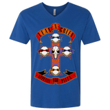 T-Shirts Royal / X-Small APPETITE FOR PIZZA Men's Premium V-Neck
