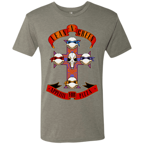 T-Shirts Venetian Grey / Small APPETITE FOR PIZZA Men's Triblend T-Shirt