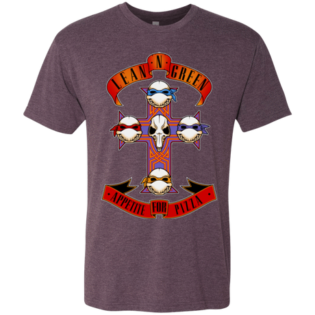 T-Shirts Vintage Purple / Small APPETITE FOR PIZZA Men's Triblend T-Shirt