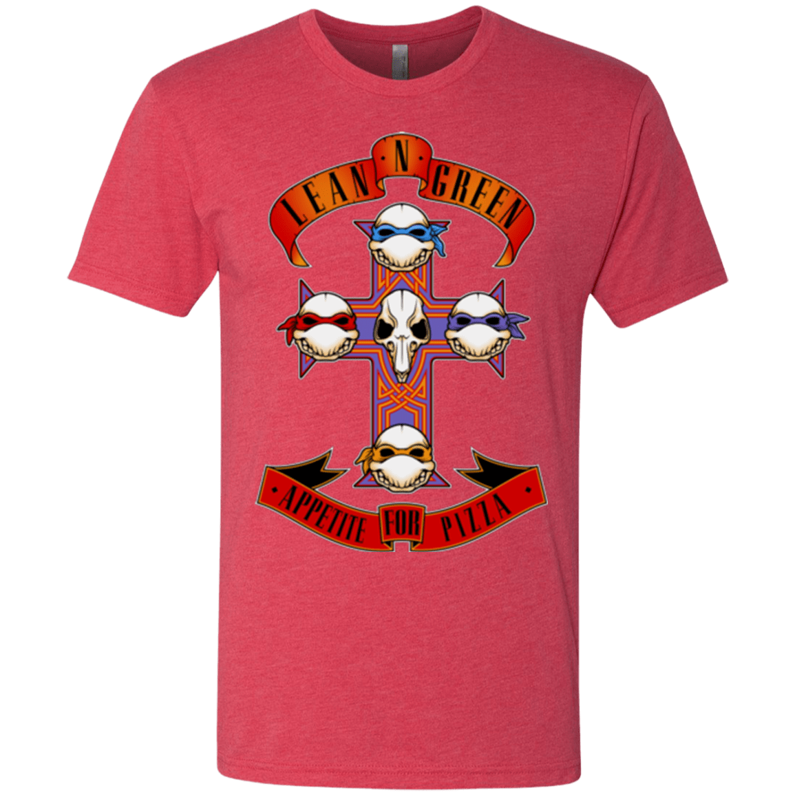 T-Shirts Vintage Red / Small APPETITE FOR PIZZA Men's Triblend T-Shirt