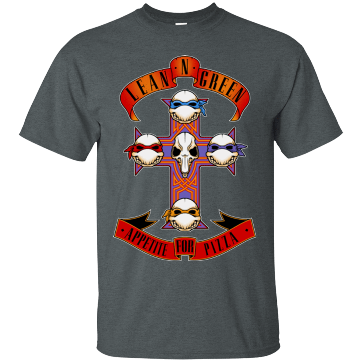 T-Shirts Dark Heather / Small APPETITE FOR PIZZA T-Shirt