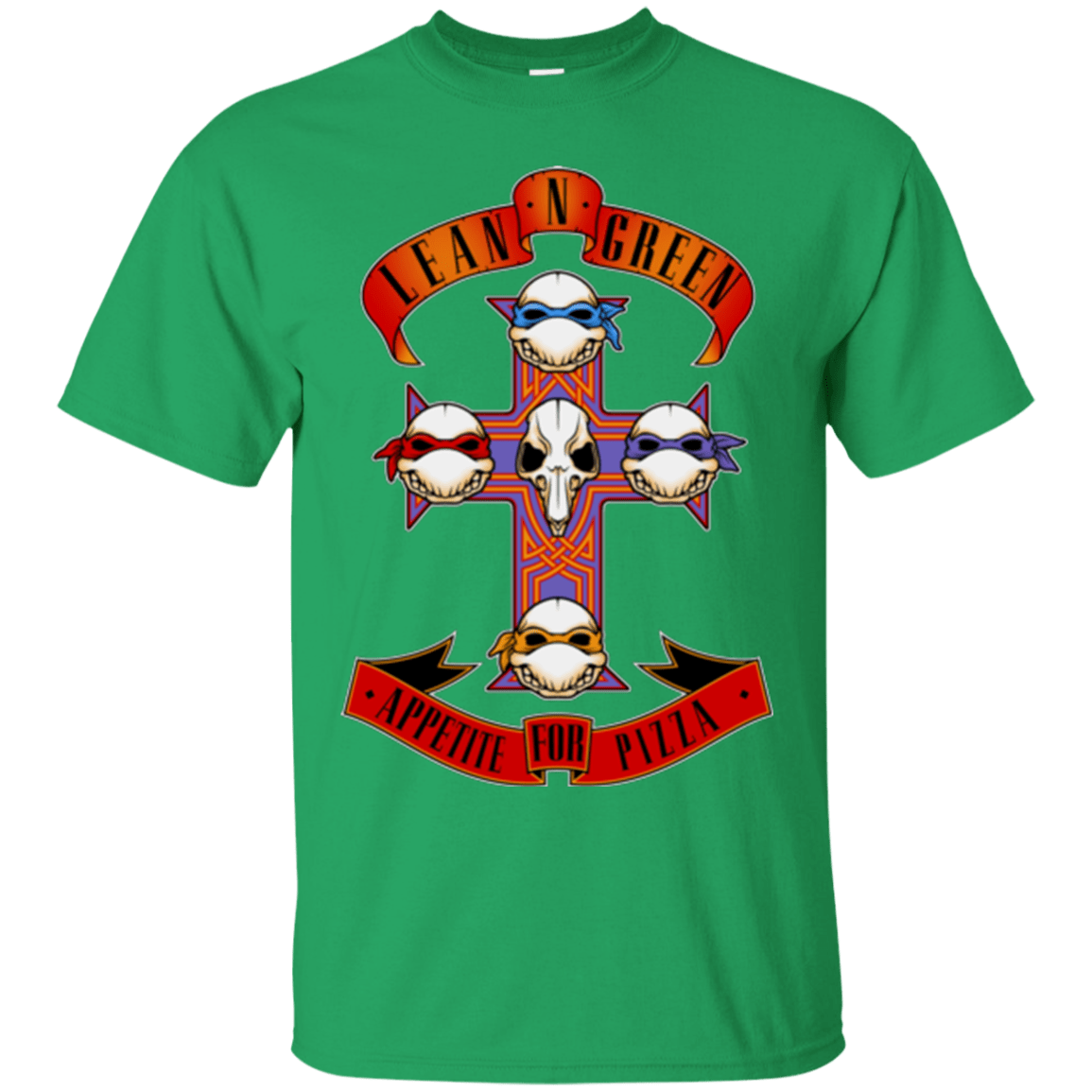 T-Shirts Irish Green / Small APPETITE FOR PIZZA T-Shirt