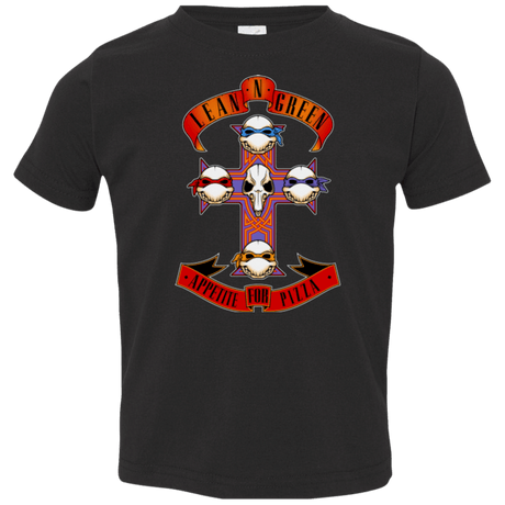 T-Shirts Black / 2T APPETITE FOR PIZZA Toddler Premium T-Shirt