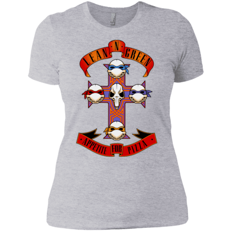 T-Shirts Heather Grey / X-Small APPETITE FOR PIZZA Women's Premium T-Shirt