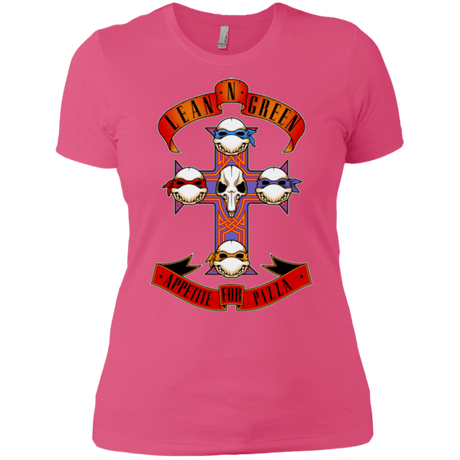 T-Shirts Hot Pink / X-Small APPETITE FOR PIZZA Women's Premium T-Shirt