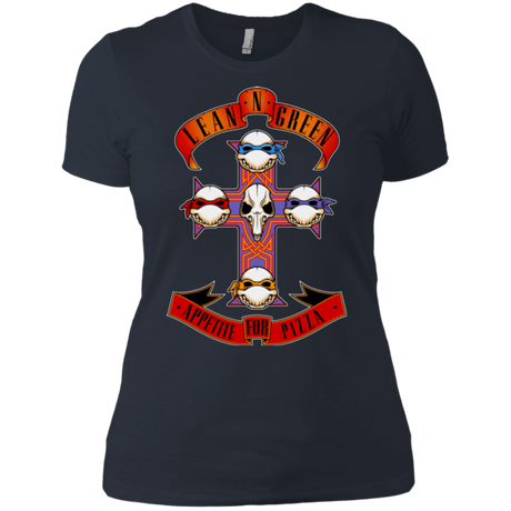 T-Shirts Indigo / X-Small APPETITE FOR PIZZA Women's Premium T-Shirt