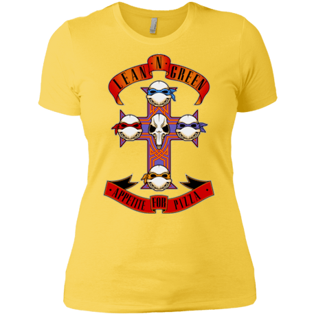 T-Shirts Vibrant Yellow / X-Small APPETITE FOR PIZZA Women's Premium T-Shirt