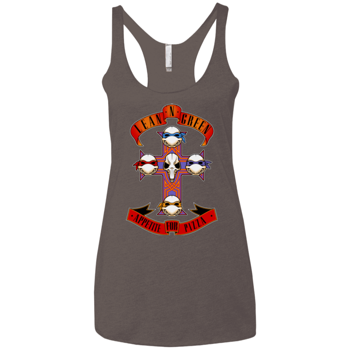 APPETITE FOR PIZZA Women's Triblend Racerback Tank