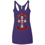T-Shirts Purple / X-Small APPETITE FOR PIZZA Women's Triblend Racerback Tank