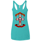T-Shirts Tahiti Blue / X-Small APPETITE FOR PIZZA Women's Triblend Racerback Tank