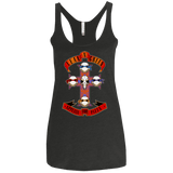 T-Shirts Vintage Black / X-Small APPETITE FOR PIZZA Women's Triblend Racerback Tank