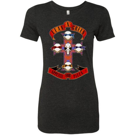 T-Shirts Vintage Black / Small APPETITE FOR PIZZA Women's Triblend T-Shirt