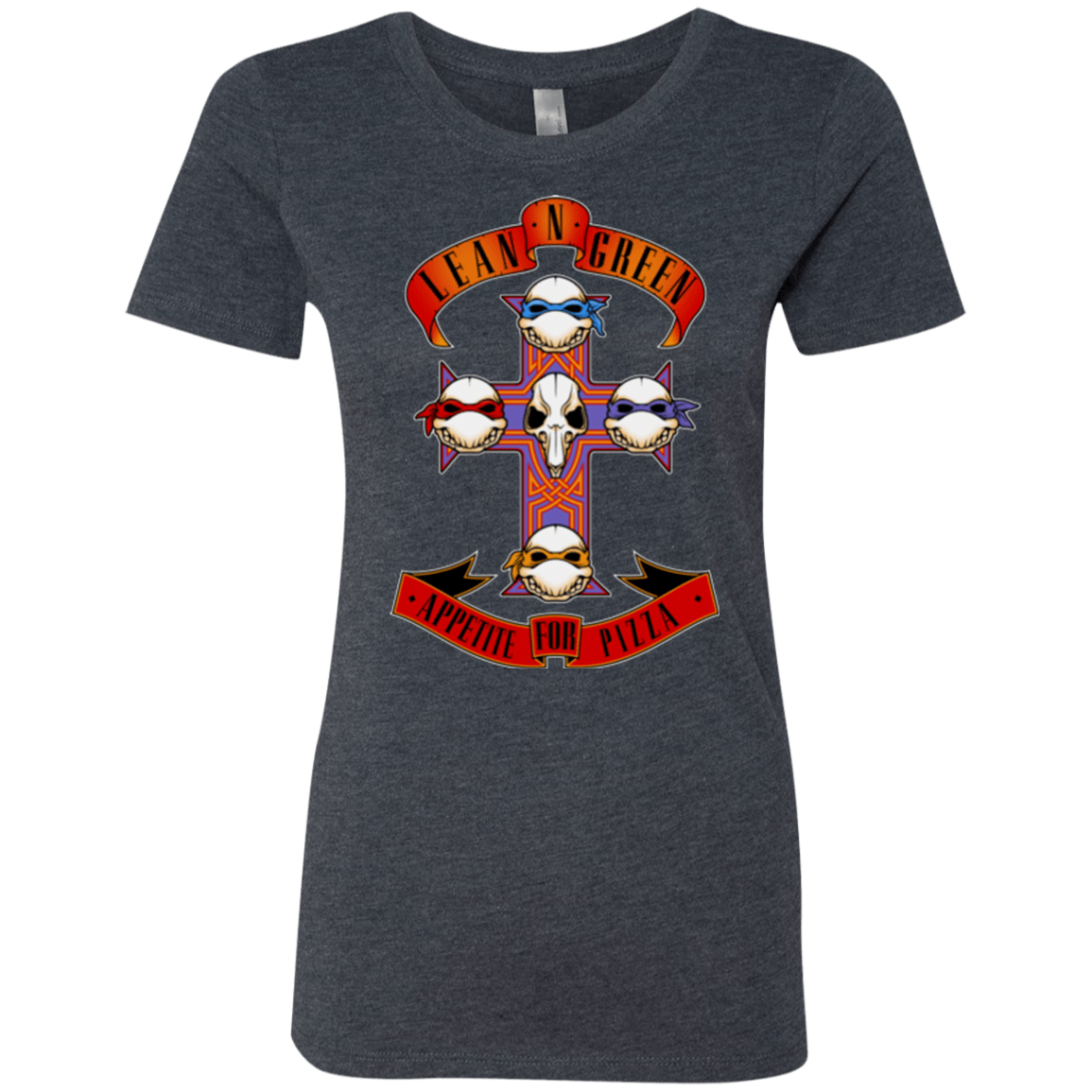 T-Shirts Vintage Navy / Small APPETITE FOR PIZZA Women's Triblend T-Shirt