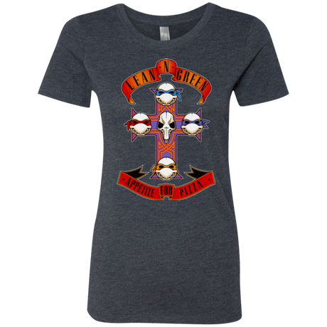 T-Shirts Vintage Navy / Small APPETITE FOR PIZZA Women's Triblend T-Shirt