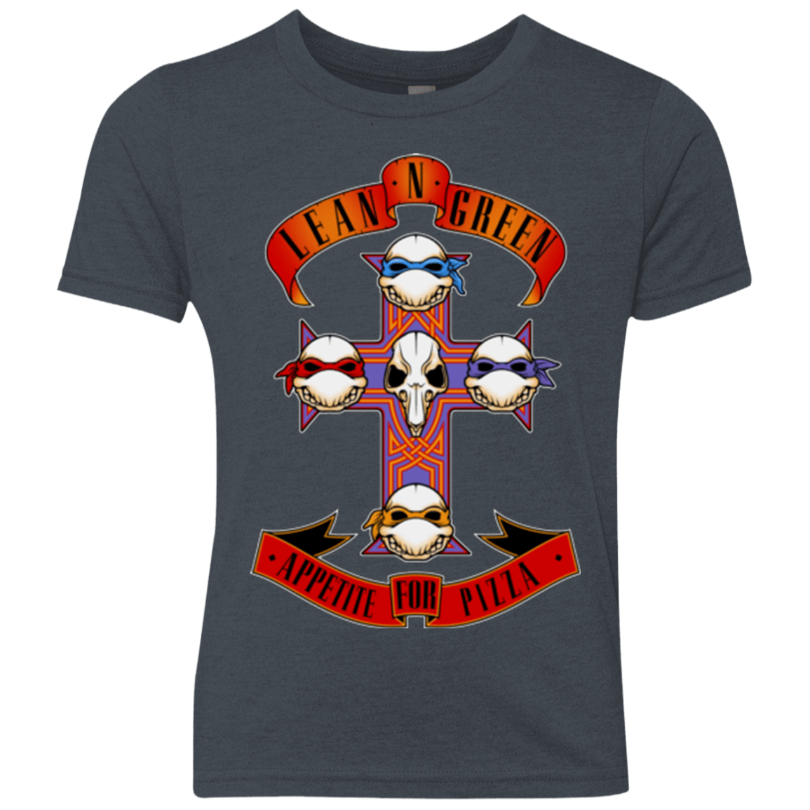 T-Shirts Vintage Navy / YXS APPETITE FOR PIZZA Youth Triblend T-Shirt
