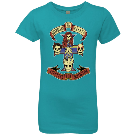 T-Shirts Tahiti Blue / YXS Appetite for Protection Girls Premium T-Shirt