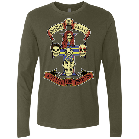 T-Shirts Military Green / Small Appetite for Protection Men's Premium Long Sleeve