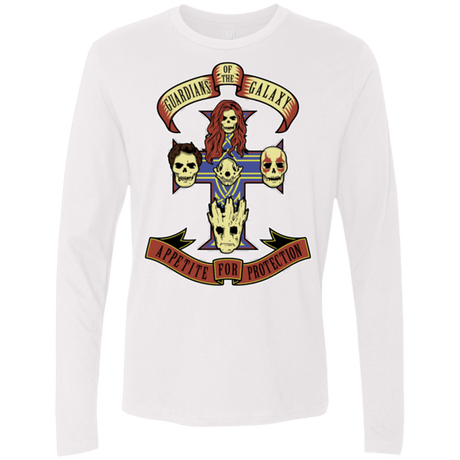 T-Shirts White / Small Appetite for Protection Men's Premium Long Sleeve