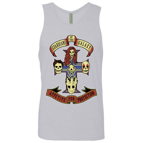 T-Shirts Heather Grey / Small Appetite for Protection Men's Premium Tank Top