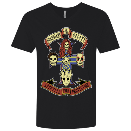 T-Shirts Black / X-Small Appetite for Protection Men's Premium V-Neck